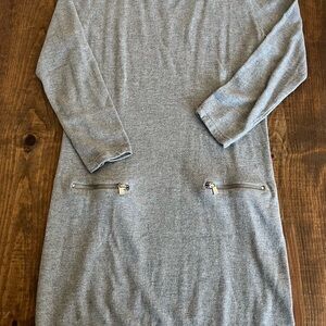 Michael Kors Gray mini sweater dress